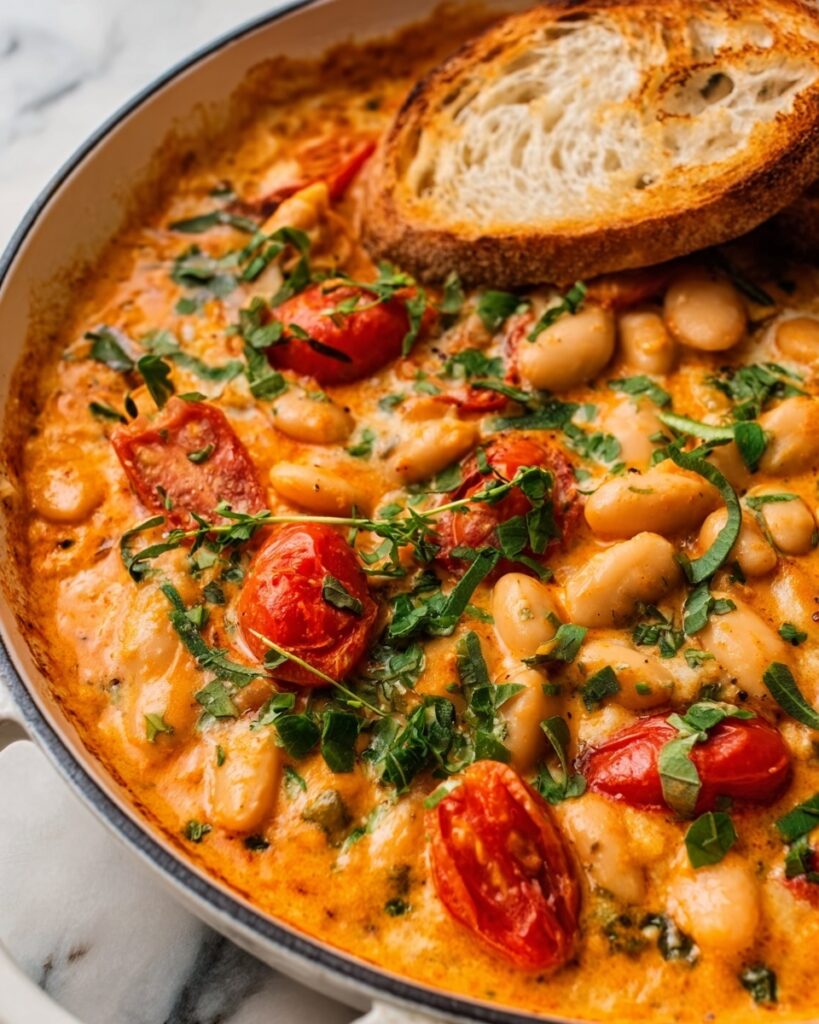 Creamy Tomato Butter Beans Recipe