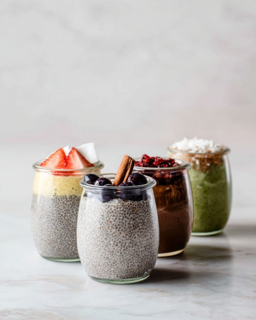 Chia Pudding (4 Flavors!) Recipe