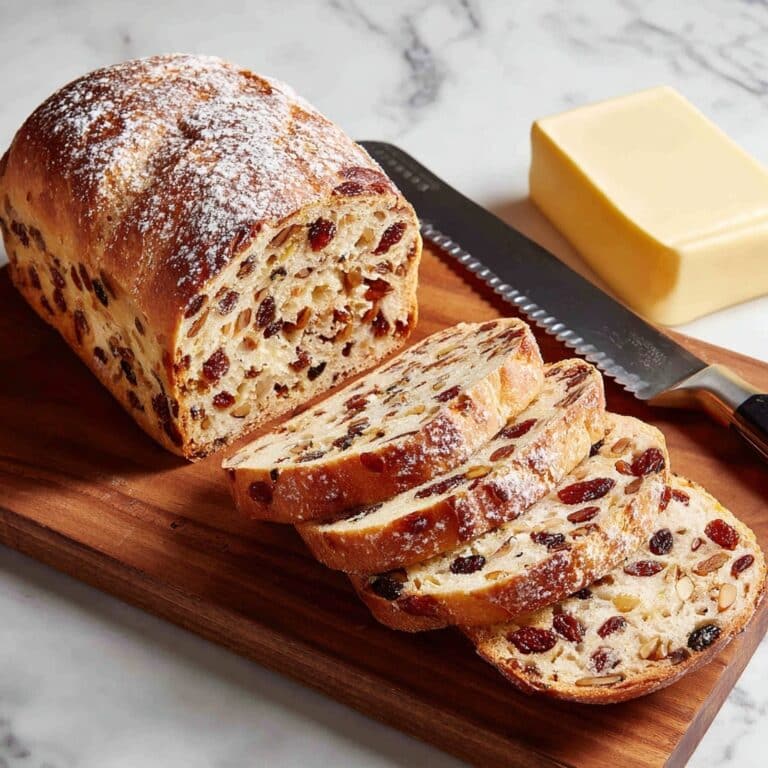 No Knead Trail Mix Bread Recipe