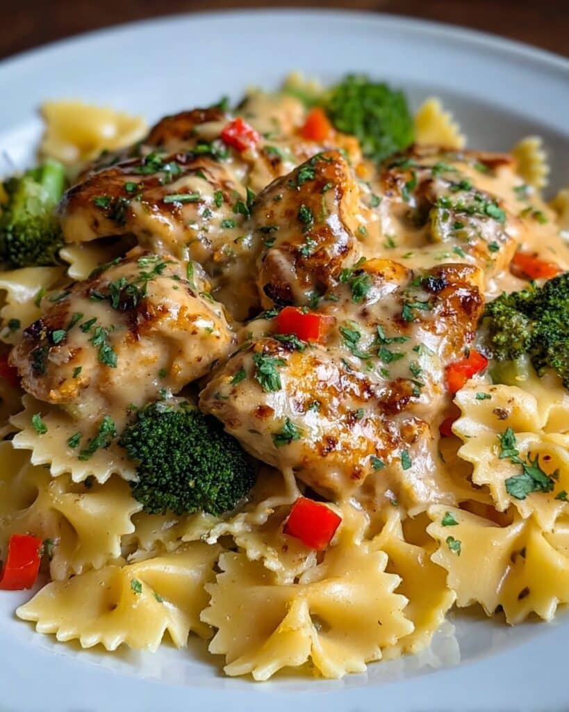 Cowboy Lemon Bowtie Chicken with Broccoli Recipe