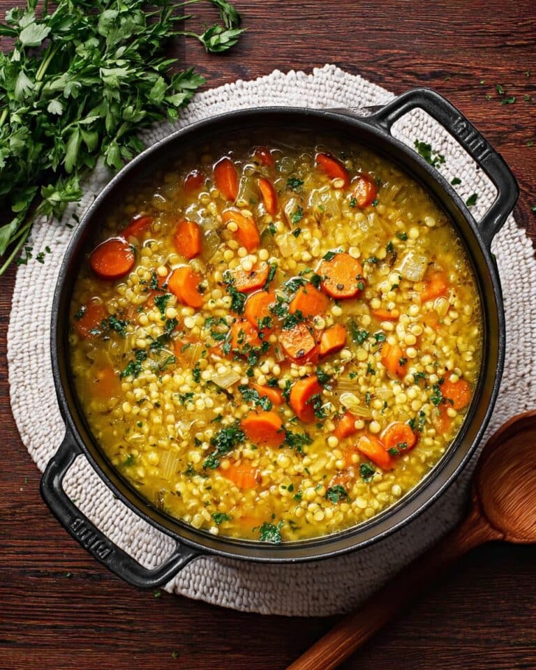 Cold-Fighting Couscous Chicken Soup Recipe