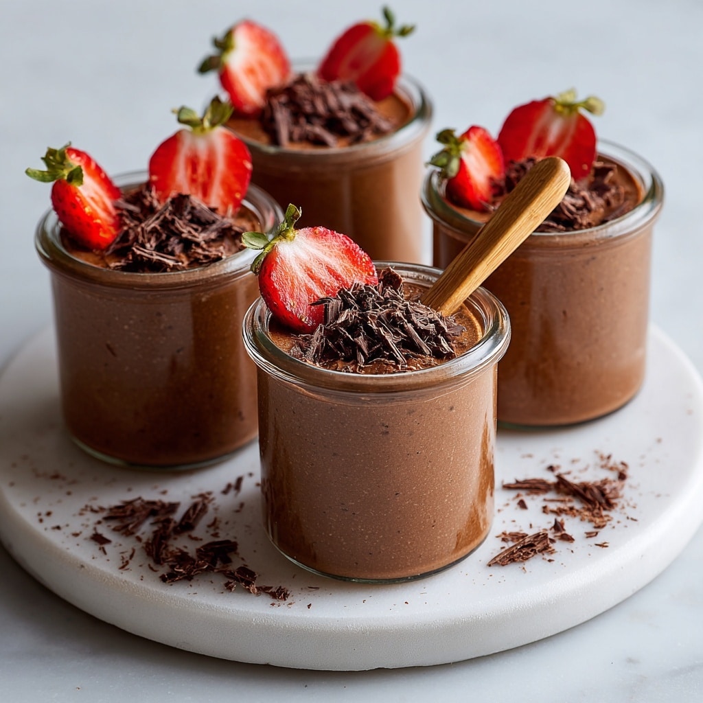 Greek Yogurt Chocolate Mousse with Fresh Berries and Mint Recipe