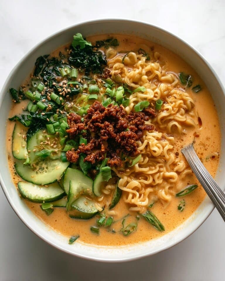 Miso Peanut Ramen Bowls Recipe