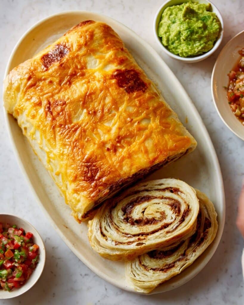 Giant Rolled Taco Recipe