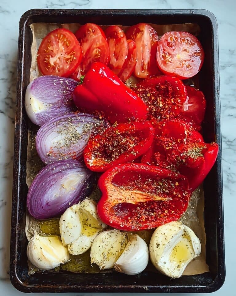 Ratatouille with Roasted Tomato–Onion Sauce Recipe