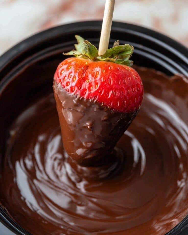 Crock Pot Chocolate Fondue Recipe