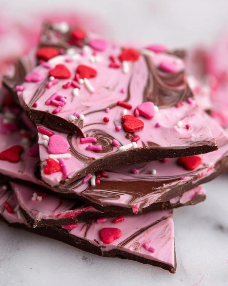 Valentine’s Chocolate Bark Recipe