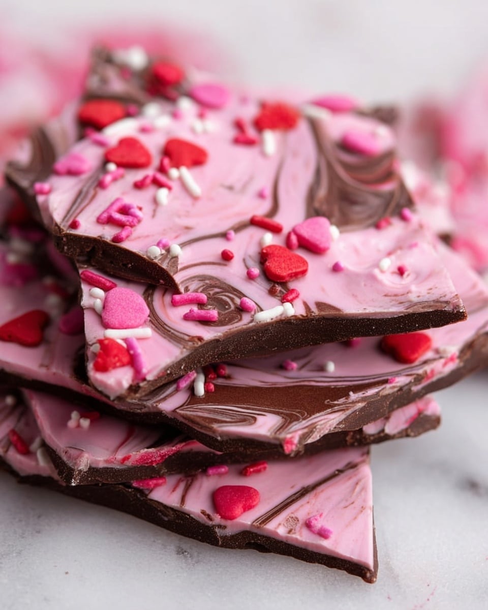 Valentine’s Chocolate Bark Recipe