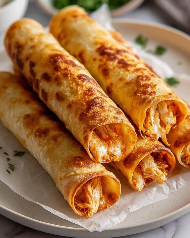 Crispy Chicken Taquitos Recipe