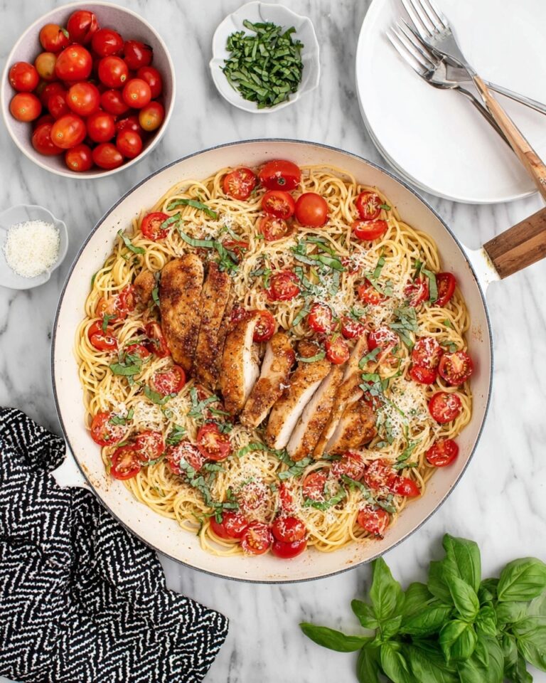 Bruschetta Chicken Pasta Recipe
