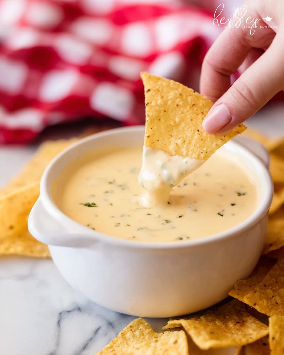 Crockpot White Queso Dip Recipe