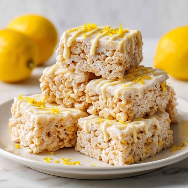 Lemon Rice Krispy Treats Recipe