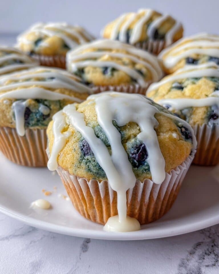 Lemon Blueberry Cupcakes with Cream Cheese Icing Recipe