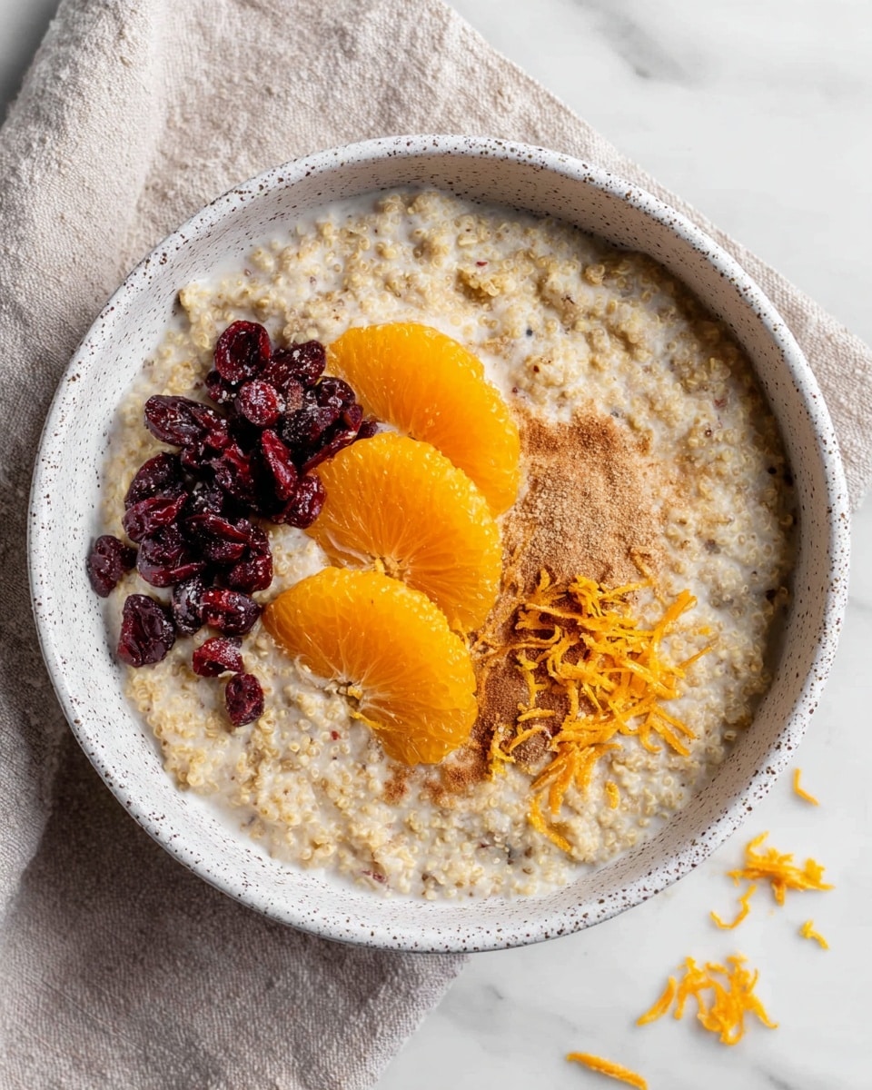 Cinnamon Orange Quinoa Recipe