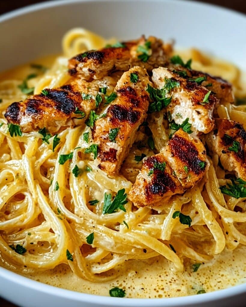 Easy Cowboy Butter Chicken Linguine in 30 Minutes Recipe