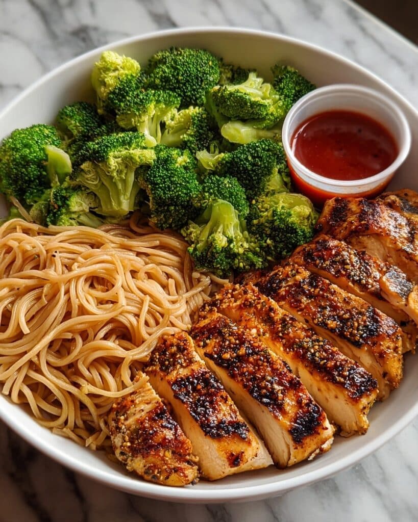 Chicken and Broccoli Noodle Bowls Recipe