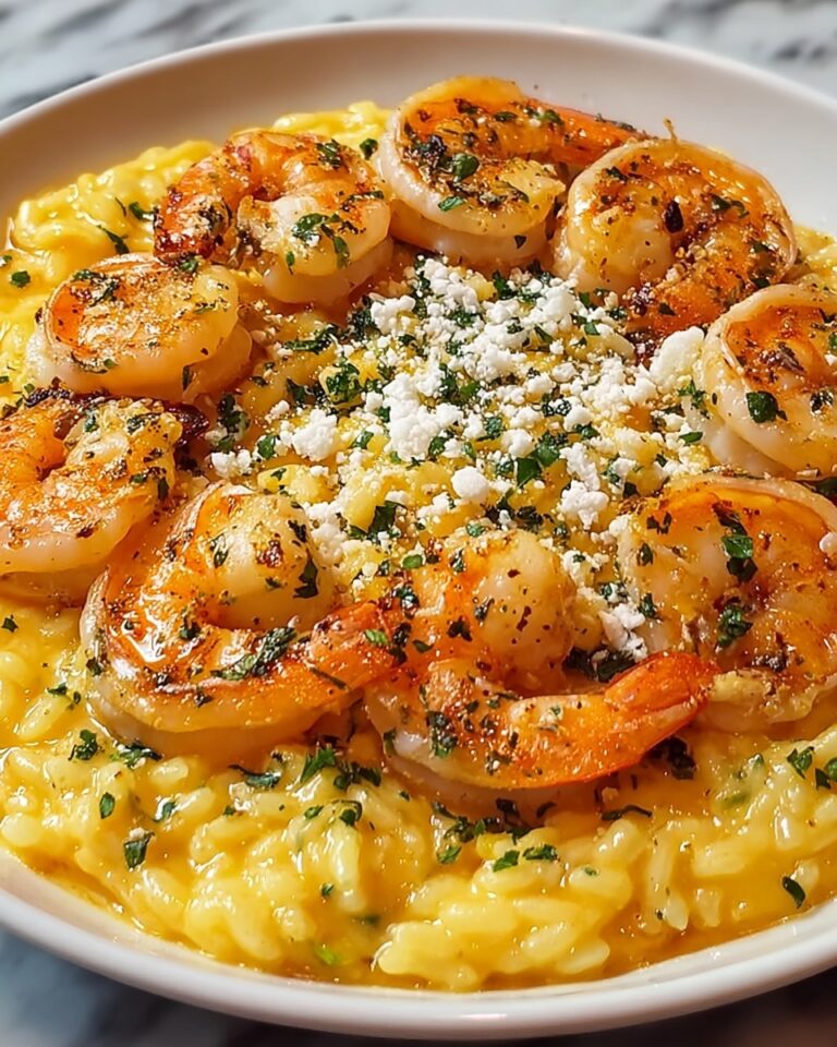 One Pan Parmesan Orzo with Shrimp Recipe