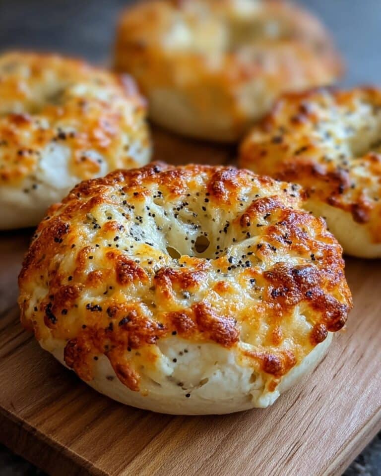 Garlic-Parmesan Cottage Cheese Bagels – Soft, Chewy & High-Protein Recipe