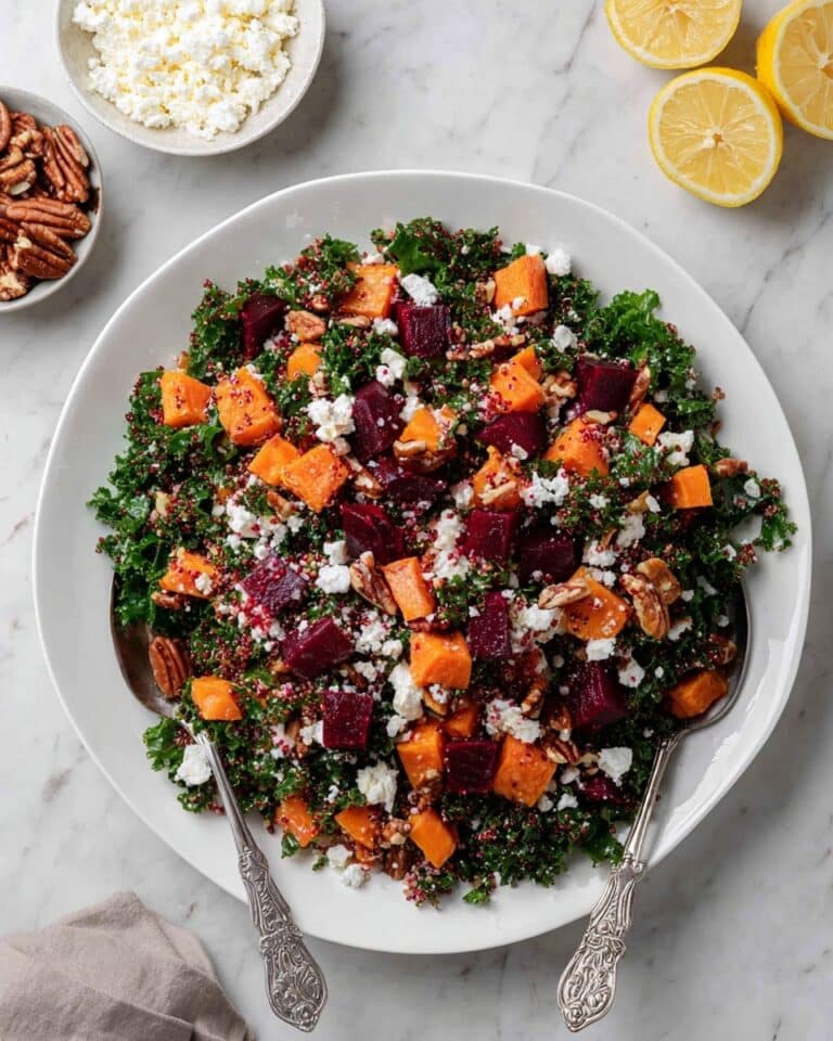 Roasted Sweet Potato & Beetroot Salad Recipe