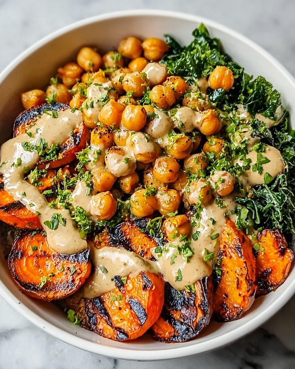 One-Pan Roasted Carrot and Chickpea Bowl Recipe