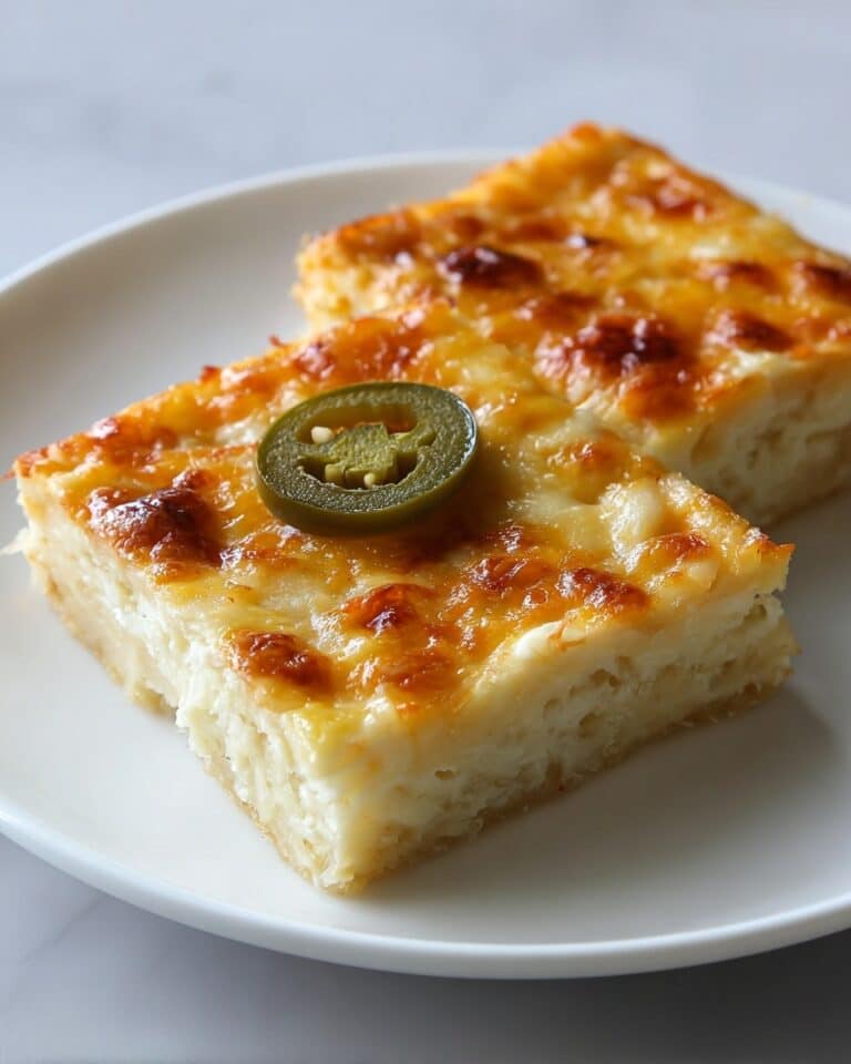 Green Chile Cheese Squares Recipe