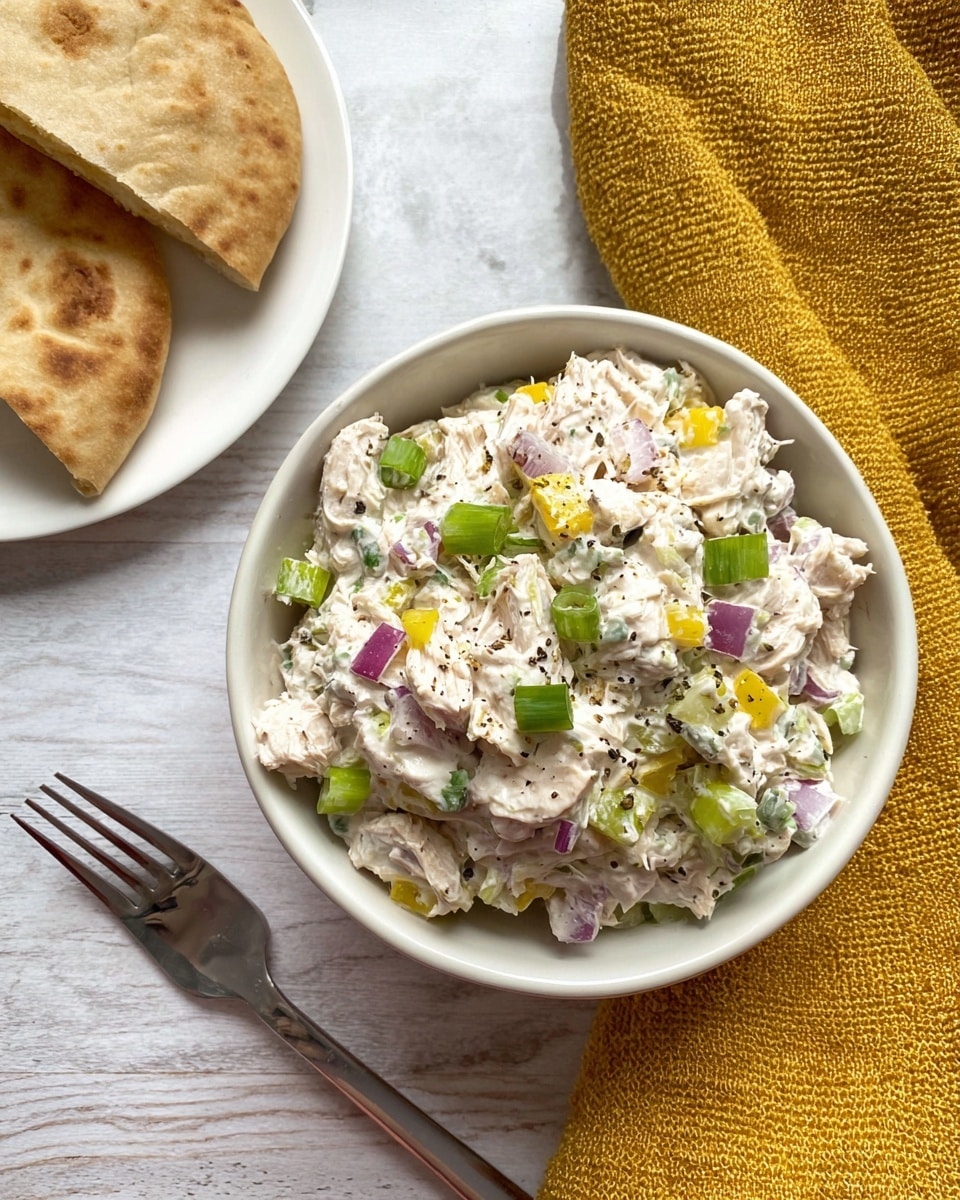 Cottage Cheese Chicken Salad with Banana Peppers Recipe