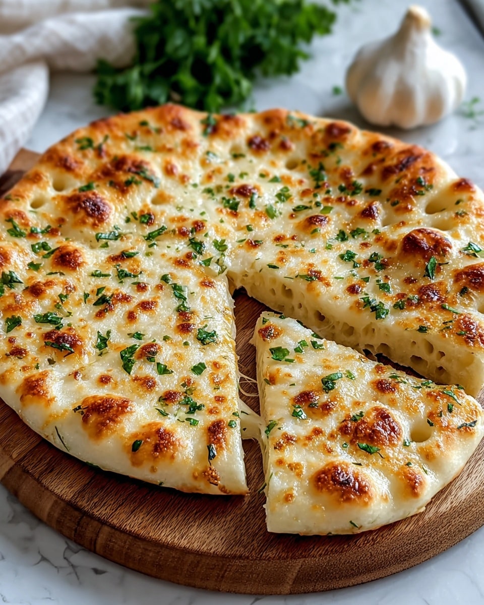 Irresistible Garlic Keto Flatbread: Soft, Savory Delight! Recipe