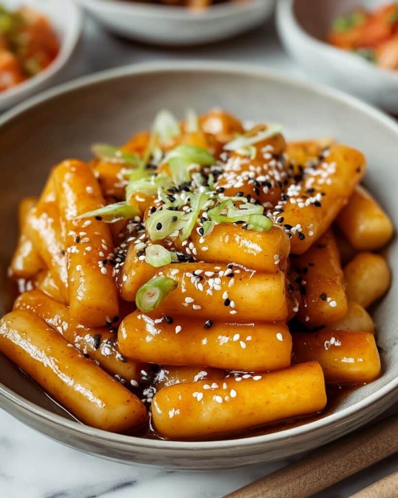 Sweet Soy Butter Korean Rice Cakes Recipe