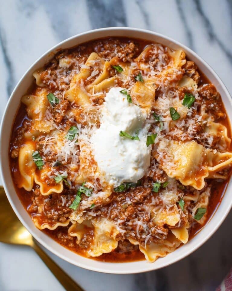 Easy Lasagna Soup Recipe