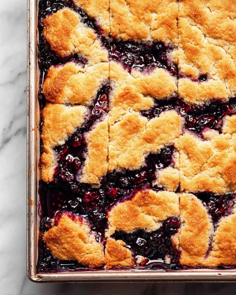 Blueberry Butter Swim Biscuits with Lemon Glaze Recipe