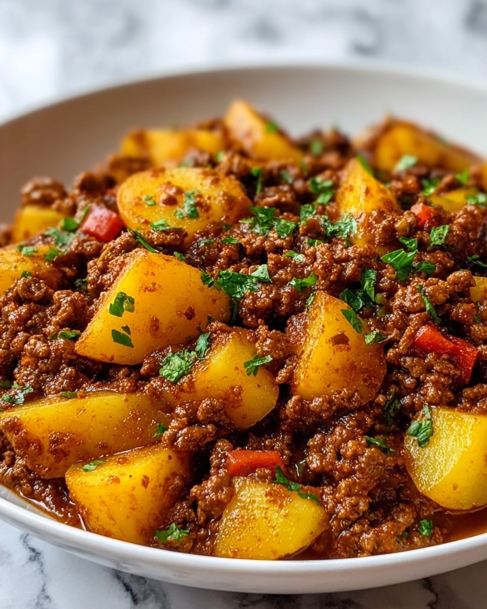 Aloo Keema (Ground Meat with Potatoes) Recipe